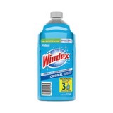 Windex 316147 Glass Cleaner with Ammonia-D, 67.6oz Refill, Unscented, 6/Carton