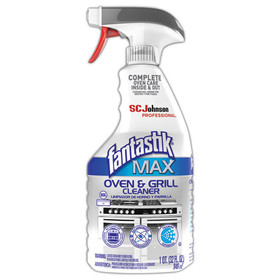 Fantastik MAX SJN323562CT MAX Oven and Grill Cleaner, 32 oz Bottle, 8/Carton