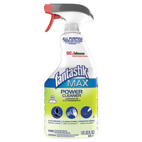 Fantastik MAX SJN323563 Power Cleaner, Pleasant Scent, 32 oz Spray Bottle, 8/Carton