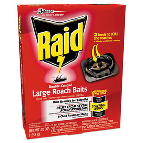 Raid SJN334863 Roach Baits, 0.7 oz Box, 6/Carton