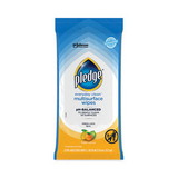 Pledge SJN336274EA Multi-Surface Cleaner Wet Wipes, Cloth, 7 x 10, Fresh Citrus, 25 Wipes