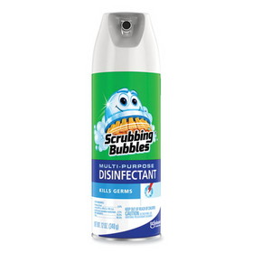 Scrubbing Bubbles SJN613104 Multi-Purpose Disinfectant Spray, 12 oz Aerosol Spray, 12/Carton