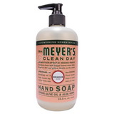 Mrs. Meyer's 651332 Clean Day Liquid Hand Soap, Geranium, 12.5 oz, 6/Carton
