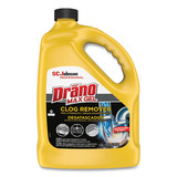 Drano SJN696642EA Max Gel Clog Remover, Bleach Scent, 128 oz Bottle