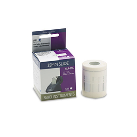 SEIKO INSTRUMENTS INC. SKPSLP35L Self-Adhesive Small Multipurpose Labels, 7/16 X 1-1/2, White, 300/box