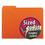 SMEAD MANUFACTURING CO. SMD10259 Interior File Folders, 1/3 Cut Top Tab, Letter, Orange, 100/box, Price/BX