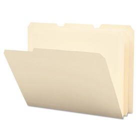 SMEAD MANUFACTURING CO. SMD10510 Tear/moisture-Resist Poly File Folders, 1/3 Cut Top Tab, Letter, Manila, 12/pack