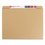 Smead SMD10710 Heavyweight Kraft File Folder, Straight Tabs, Letter Size, 0.75" Expansion, 11-pt Kraft, Brown, 100/Box, Price/BX