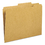 Smead SMD10776 Guide Height Reinforced Heavyweight Kraft File Folder, 2/5-Cut Tabs: Right of Center, Letter, 0.75" Expansion, Brown, 100/Box, Price/BX