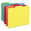 SMEAD MANUFACTURING CO. SMD11943 File Folders, 1/3 Cut Top Tab, Letter, Bright Assorted Colors, 100/box, Price/BX