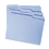 SMEAD MANUFACTURING CO. SMD12034 File Folders, 1/3 Cut, Reinforced Top Tab, Letter, Blue, 100/box, Price/BX