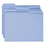 SMEAD MANUFACTURING CO. SMD12034 File Folders, 1/3 Cut, Reinforced Top Tab, Letter, Blue, 100/box, Price/BX
