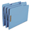 Smead SMD12040 Top Tab Colored Fastener Folders, 0.75" Expansion, 2 Fasteners, Letter Size, Blue Exterior, 50/Box, Price/BX