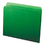 Smead SMD12110 Reinforced Top Tab Colored File Folders, Straight Tabs, Letter Size, 0.75" Expansion, Green, 100/Box, Price/BX