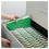 SMEAD MANUFACTURING CO. SMD12134 File Folders, 1/3 Cut, Reinforced Top Tab, Letter, Green, 100/box, Price/BX