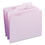 SMEAD MANUFACTURING CO. SMD12434 File Folders, 1/3 Cut, Reinforced Top Tab, Letter, Lavender, 100/box, Price/BX