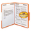 Smead SMD12540 Folders, Two Fasteners, 1/3 Cut Assorted Top Tabs, Letter, Orange, 50/box, Price/BX