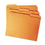 SMEAD MANUFACTURING CO. SMD12543 File Folders, 1/3 Cut Top Tab, Letter, Orange, 100/box, Price/BX