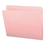 SMEAD MANUFACTURING CO. SMD12610 File Folders, Straight Cut, Reinforced Top Tab, Letter, Pink, 100/box, Price/BX