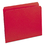 SMEAD MANUFACTURING CO. SMD12710 File Folders, Straight Cut, Reinforced Top Tab, Letter, Red, 100/box, Price/BX