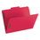 Smead SMD12740 Top Tab Colored Fastener Folders, 0.75" Expansion, 2 Fasteners, Letter Size, Red Exterior, 50/Box, Price/BX