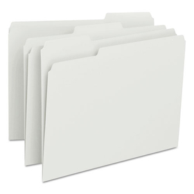 Smead SMD12843 Colored File Folders, 1/3-Cut Tabs: Assorted, Letter Size, 0.75" Expansion, White, 100/Box