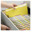 SMEAD MANUFACTURING CO. SMD12940 Folders, Two Fasteners, 1/3 Cut Assorted Top Tab, Letter, Yellow, 50/box, Price/BX