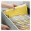 Smead SMD12942 Watershed/cutless Folder, Top Tab, 2 Fasteners, 3/4" Exp., Letter, Yellow, 50/bx, Price/BX