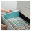 Smead SMD13143 Colored File Folders, 1/3-Cut Tabs: Assorted, Letter Size, 0.75" Expansion, Teal, 100/Box, Price/BX