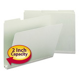Smead SMD13234 Expanding Recycled Heavy Pressboard Folders, 1/3-Cut Tabs: Assorted, Letter Size, 2
