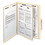 Smead 13700 Manila Four- and Six-Section Top Tab Classification Folders, 1 Divider, Letter Size, Manila, 10/Box, Price/BX