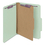 SMEAD MANUFACTURING CO. SMD13776 Pressboard Classification Folders, Letter, Four-Section, Gray/green, 10/box, Price/BX