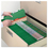 SMEAD MANUFACTURING CO. SMD14033 Pressboard Classification Folders, Letter, Six-Section, Green, 10/box, Price/BX