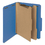 Smead SMD14062 Pressboard Classification Folder, 2" Exp., 2 Dividers, Letter, Dark Blue, 10/box, Price/BX