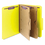 SMEAD MANUFACTURING CO. SMD14084 Pressboard Folders With Two Pocket Dividers, Letter, Six-Section, Yellow, 10/box, Price/BX