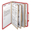 SMEAD MANUFACTURING CO. SMD14095 3" Expansion Folders With 2/5 Cut Tab, Letter, Eight-Section, Bright Red, 10/box, Price/BX