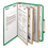 SMEAD MANUFACTURING CO. SMD14097 3" Expansion Classification Folder, 2/5 Cut, Letter, 8-Section, Green, 10/box, Price/BX