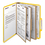SMEAD MANUFACTURING CO. SMD14098 3" Expansion Classification Folder, 2/5 Cut, Letter, 8-Section, Yellow, 10/box, Price/BX