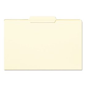 SMEAD MANUFACTURING CO. SMD15336 File Folder, 1/3 Cut Second Position, Reinforced Top Tab, Legal, Manila, 100/box