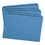 SMEAD MANUFACTURING CO. SMD17010 File Folders, Straight Cut, Reinforced Top Tab, Legal, Blue, 100/box, Price/BX