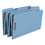 Smead SMD17040 Top Tab Colored Fastener Folders, 0.75" Expansion, 2 Fasteners, Legal Size, Blue Exterior, 50/Box, Price/BX