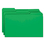 SMEAD MANUFACTURING CO. SMD17134 File Folders, 1/3 Cut, Reinforced Top Tab, Legal, Green, 100/box, Price/BX
