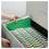 SMEAD MANUFACTURING CO. SMD17134 File Folders, 1/3 Cut, Reinforced Top Tab, Legal, Green, 100/box, Price/BX