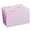 SMEAD MANUFACTURING CO. SMD17434 File Folders, 1/3 Cut, Reinforced Top Tab, Legal, Lavender, 100/box, Price/BX