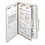 Smead SMD18722 Classification Folder, One Divider, 2" Exp., 2/5 Cut, Legal, Gray/green, 10/box, Price/BX