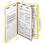SMEAD MANUFACTURING CO. SMD18734 Pressboard Classification Folders, Legal, Four-Section, Yellow, 10/box, Price/BX