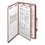 SMEAD MANUFACTURING CO. SMD18775 Pressboard Classification Folders, Self Tab, Legal, Four-Section, Red, 10/box, Price/BX