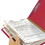 SMEAD MANUFACTURING CO. SMD19031 Pressboard Classification Folders, Legal, Six-Section, Bright Red, 10/box, Price/BX