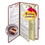 Smead SMD19075 Pressboard Classification Folders, Six SafeSHIELD Fasteners, 2/5-Cut Tabs, 2 Dividers, Legal Size, Red, 10/Box, Price/BX