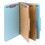 SMEAD MANUFACTURING CO. SMD19081 Pressboard Folders With Two Pocket Dividers, Legal, Six-Section, Blue, 10/box, Price/BX